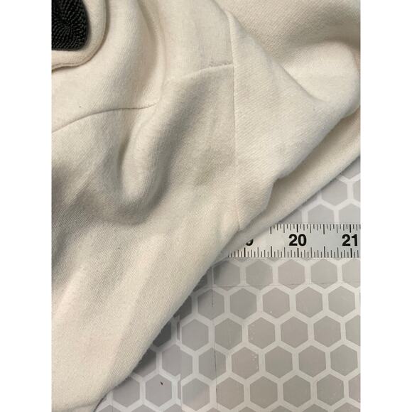 Vintage Necessary Objects Womens Blazer Small White Double Breasted Career FLAW - Picture 7 of 9